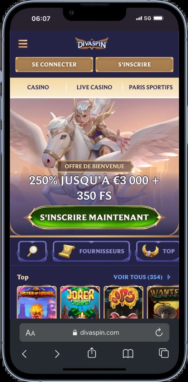 Découvrez Divaspin Casino en Ligne, le nouveau leader des jeux de hasard en, divaspin france